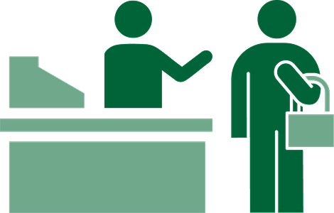 お客様のレジ通過数