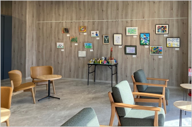 地域交流の場となるアート展示「CAINZ Palette（カインズ パレット）」