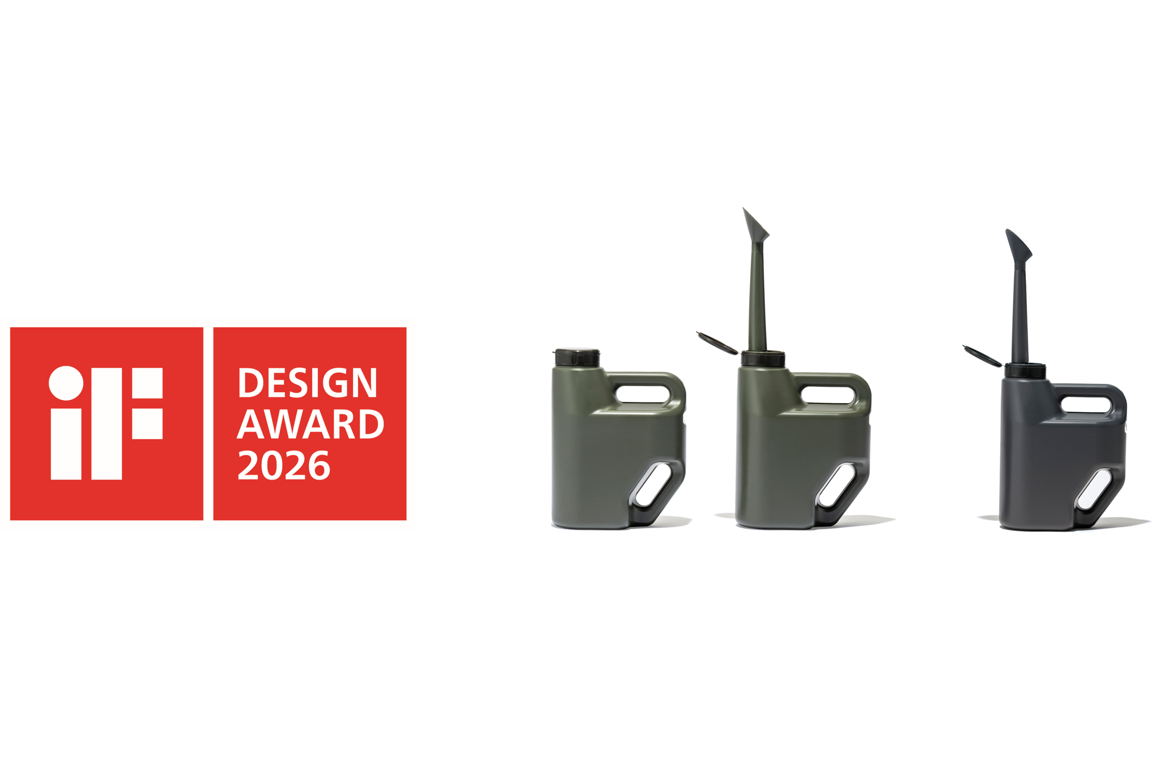 ノズルがしまえる散粒器・じょうろ ノズピタが「iF DESIGN AWARD 2026